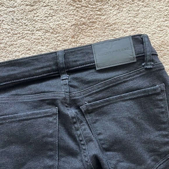 Lucky Brand Ava Mid Rise Skinny Jean Women’s 4/27 R Black Denim Closet Staple - Picture 9 of 11